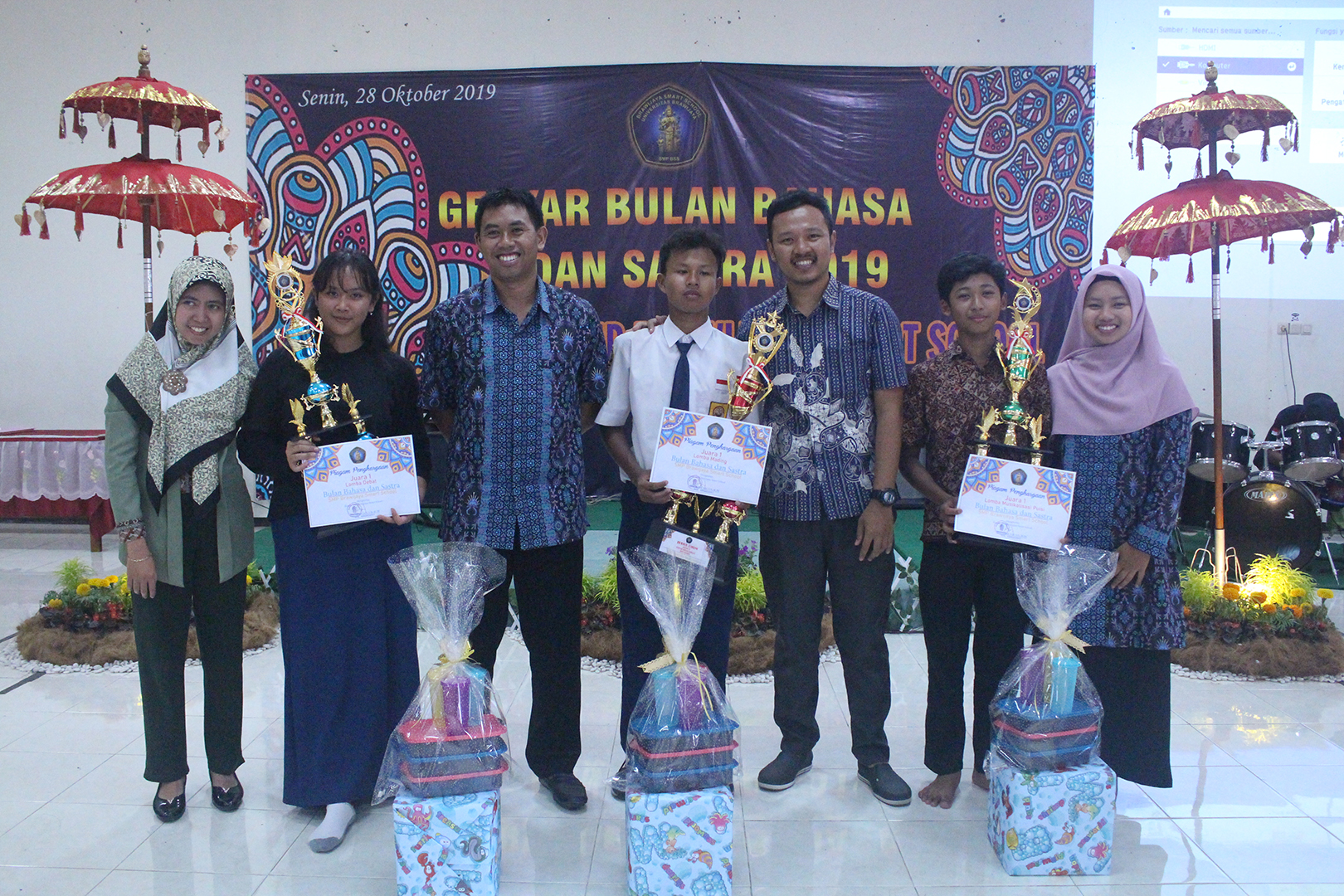 Wujudkan Tunas Berintegritas dalam Peringatan Bulan Bahasa dan Sastra SMP BSS 2019